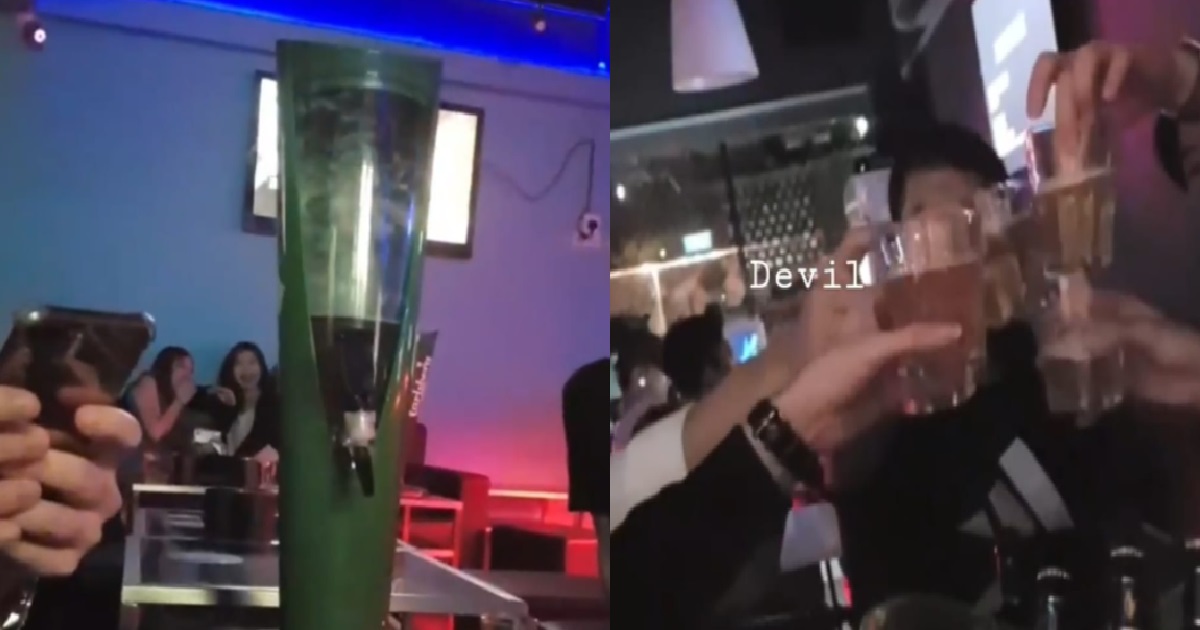 DRUNK GUY HUGGED GIRL FROM BEHIND, THOUGHT IT’S HIS GF BUT END UP WRONG PERSON