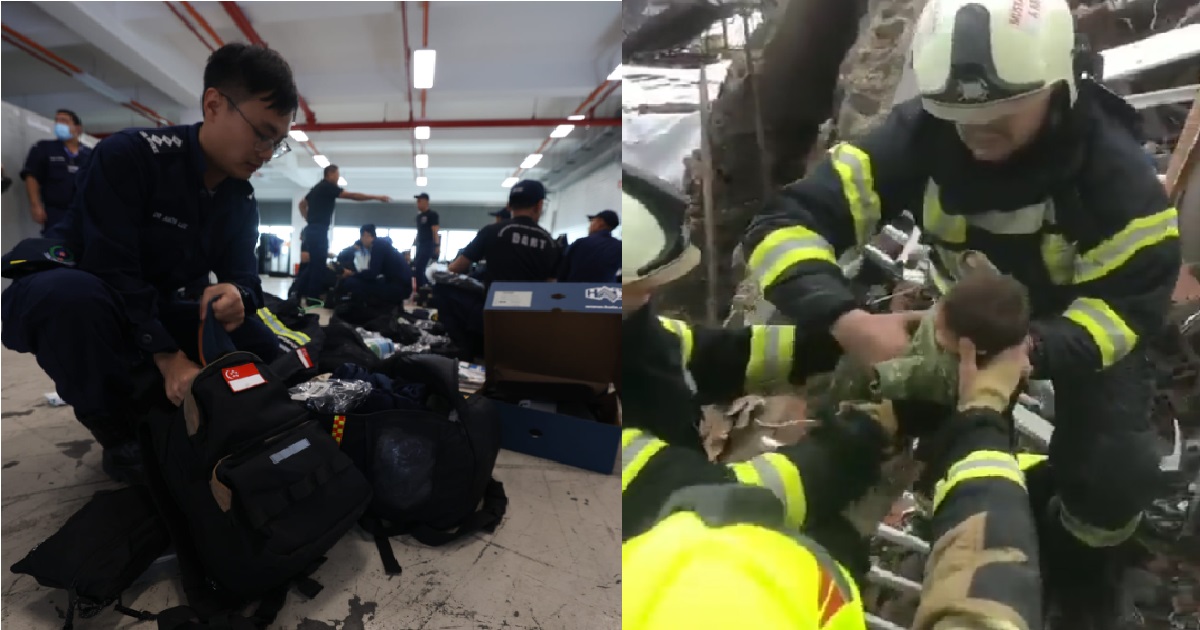 SCDF SENDING 20-MAN ELITE RESCUE TEAM TO TURKEY TO HELP WITH EARTHQUAKE RELIEF