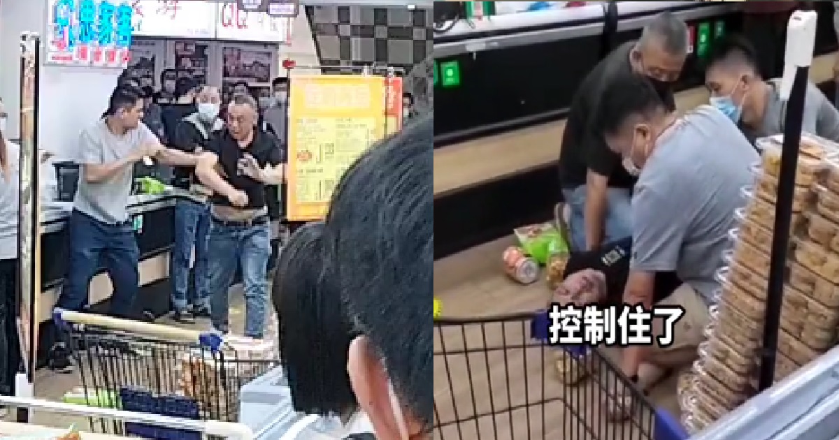 DRUNK MAN STARTS FIGHT AFTER SLAPPING CHINATOWN SUPERMARKET MANAGER, ARRESTED