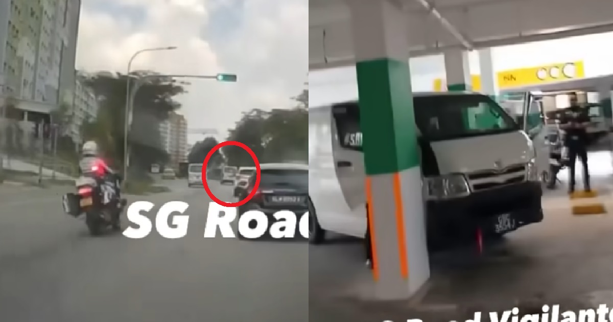 HIGH-SPEED CHASE BETWEEN TRAFFIC POLICE & VAN, CHASE FROM TPE TO YISHUN
