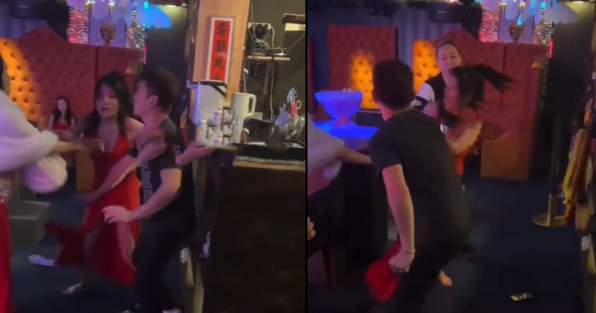 PRC KTV GIRL WANTS TO START A FIGHT, DISPUTE OVER MONEY