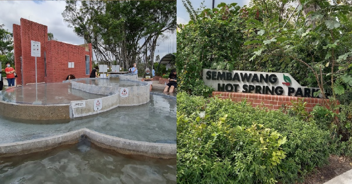 WOMAN WASHES HER HAIR @ SEMBAWANG HOT SPRING’S EGG-COOKING STATION