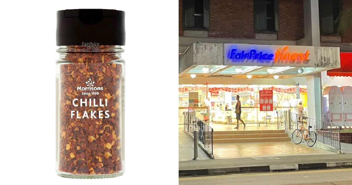 MAGGOTS FOUND WRIGGLING INSIDE CHILLI FLAKES BOUGHT FROM FAIRPRICE, FAMILY HORRIFIED