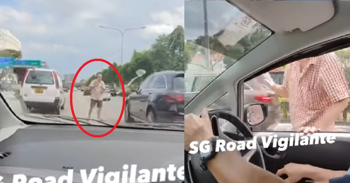 ELDERLY MAN STOPPED HIS VAN IN MIDDLE OF PIE, ALIGHTS TO ASK FOR DIRECTIONS