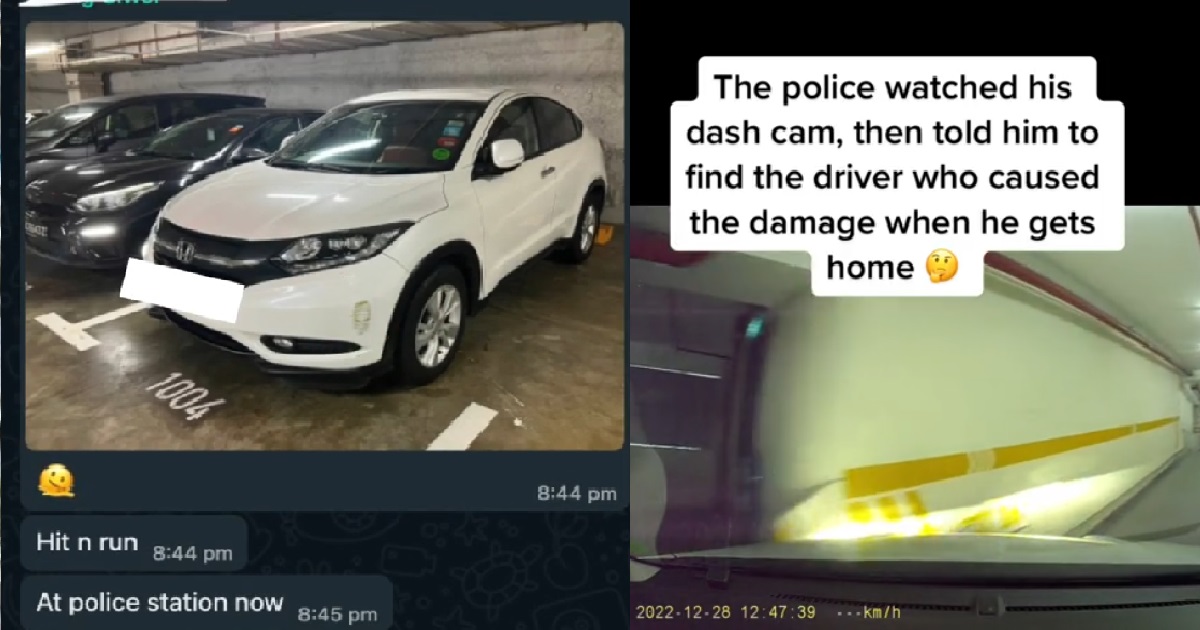 DRIVER REPORTS HIT & RUN TO THE POLICE BUT TURNS OUT HE WAS THE HIT & RUN DRIVER