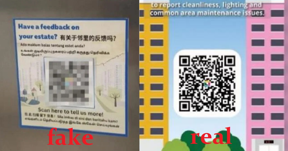 S’PORE MAN ARRESTED FOR USING FAKE ONE-SERVICE QR CODES TO OBTAIN PERSONAL DETAILS