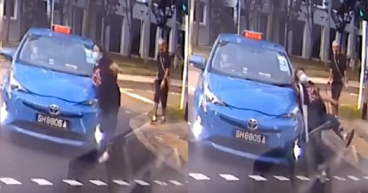 PASSING DRIVER STOPPED TO HELP WOMAN HIT BY TAXI, KENA SCOLDED FOR BLOCKING TRAFFIC