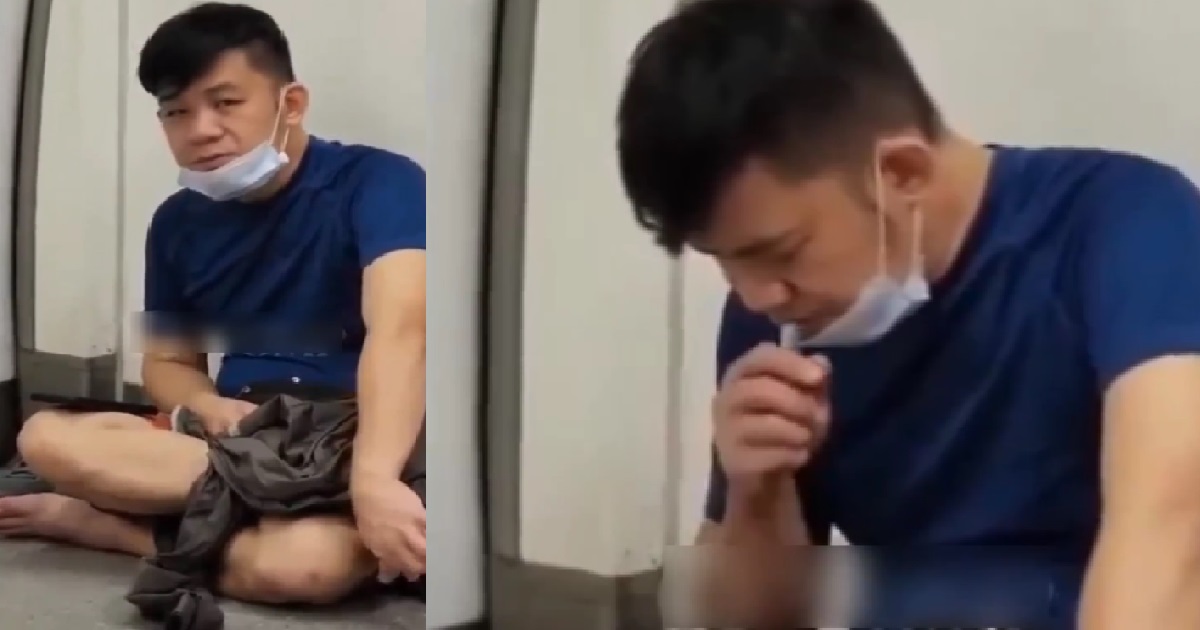 45 Y.O MAN SEEN IN VIRAL VIDEO ILLEGALLY VAPING INSIDE MRT, IDENTIFIED & FINED