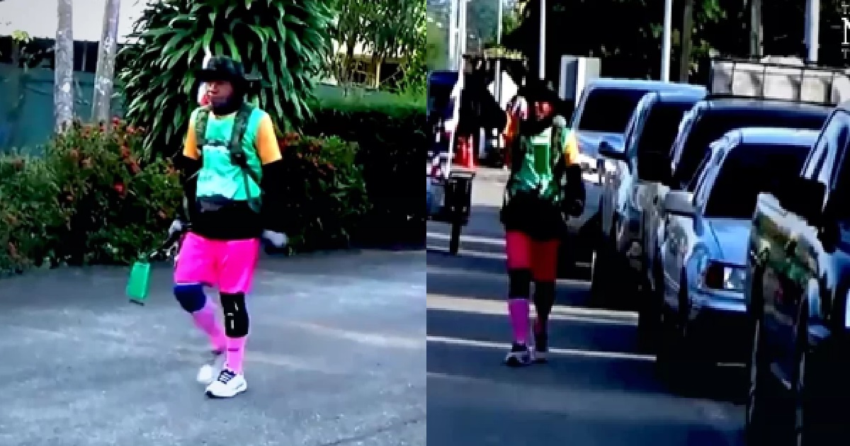 56 Y.O MAN WALKED 1200KM TO PROPOSE TO HIS SIAMBU GF, WALK & WALK UNTIL LOSE 17KG