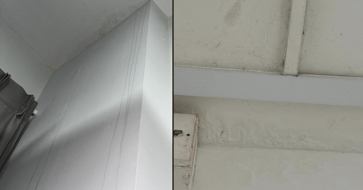 TAMPINES HDB HAS LEAKAGE PROBLEM, COMPLAINED SINCE 2021 STILL NOT RESOLVED