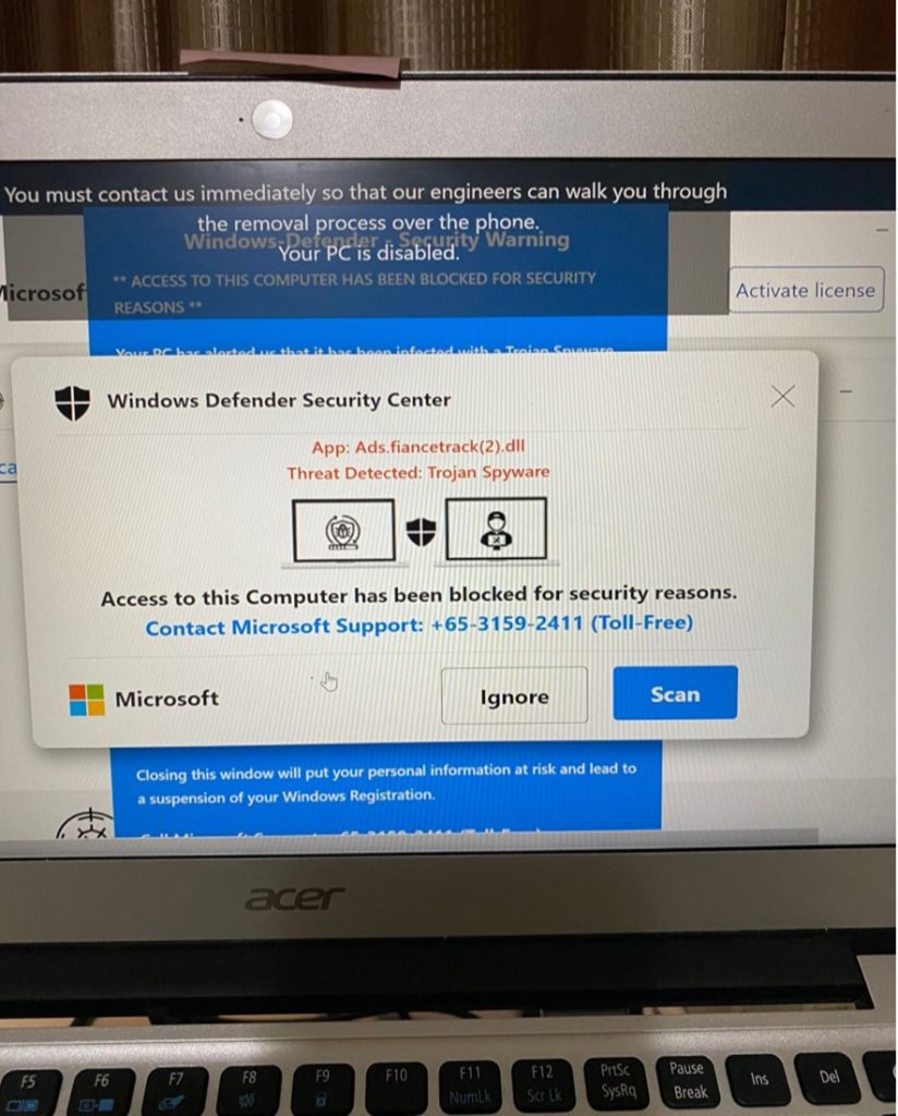 NEW "TECH SUPPORT" SCAM, POP-UPS CLAIM THAT YOUR PC GOT VIRUS, 59 ...