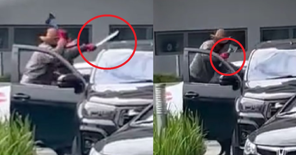 23 Y.O MAN ROBBED IN BROAD DAYLIGHT BY 3 ROBBERS WITH PARANGS & AXES