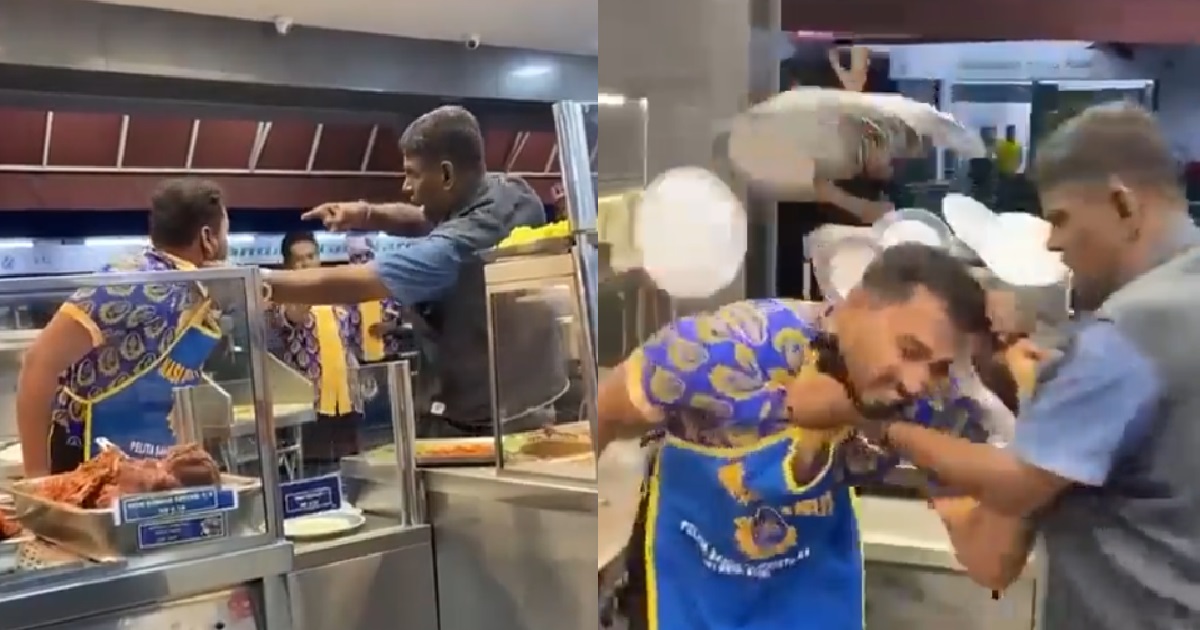 EATERY STAFF GETS ATTACKED BY MEN AFTER ASKING THEM TO QUEUE UP, STABBED WITH TONGS