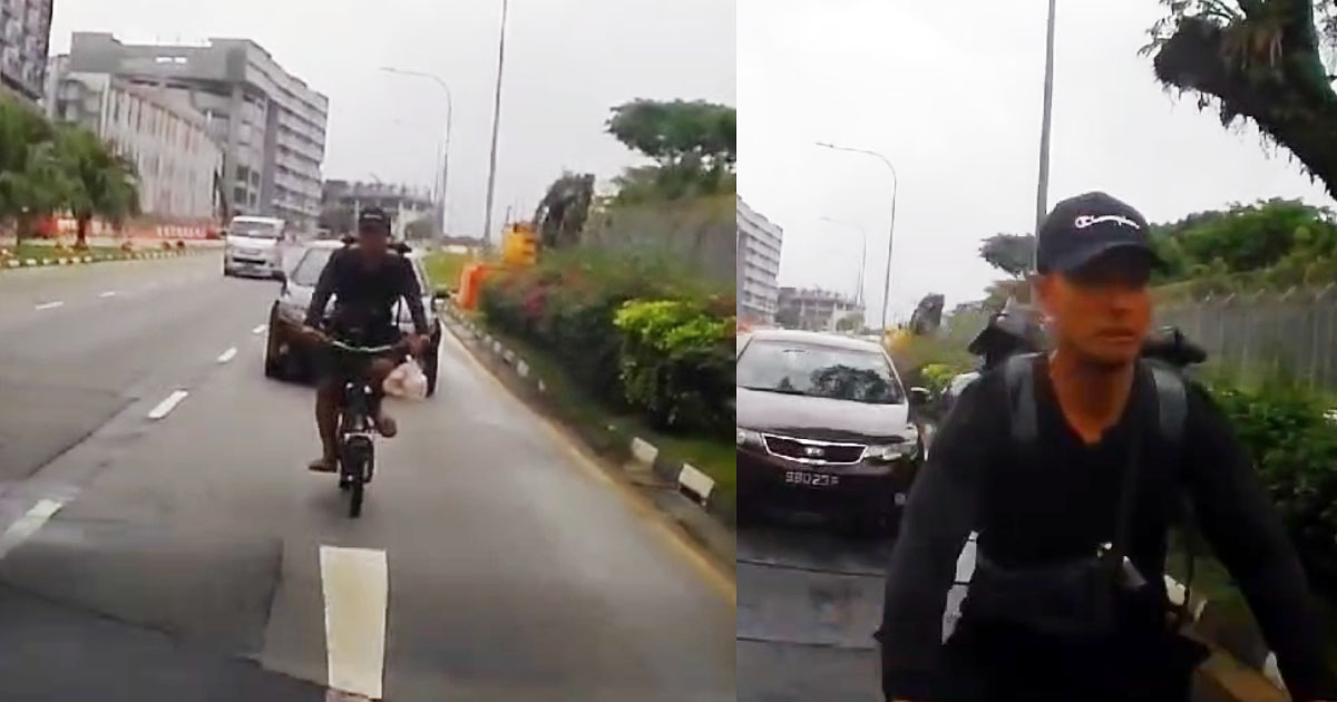 GRAB RIDER SMASHES INTO CAR & DAMAGED VEHICLE SAYS NO MONEY TO COMPENSATE