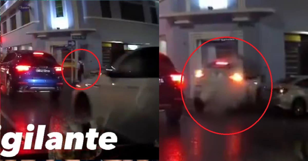 BMW RUNS OVER MAN & CRASHED INTO HOTEL 81, 4 PEOPLE SENT TO HOSPITAL