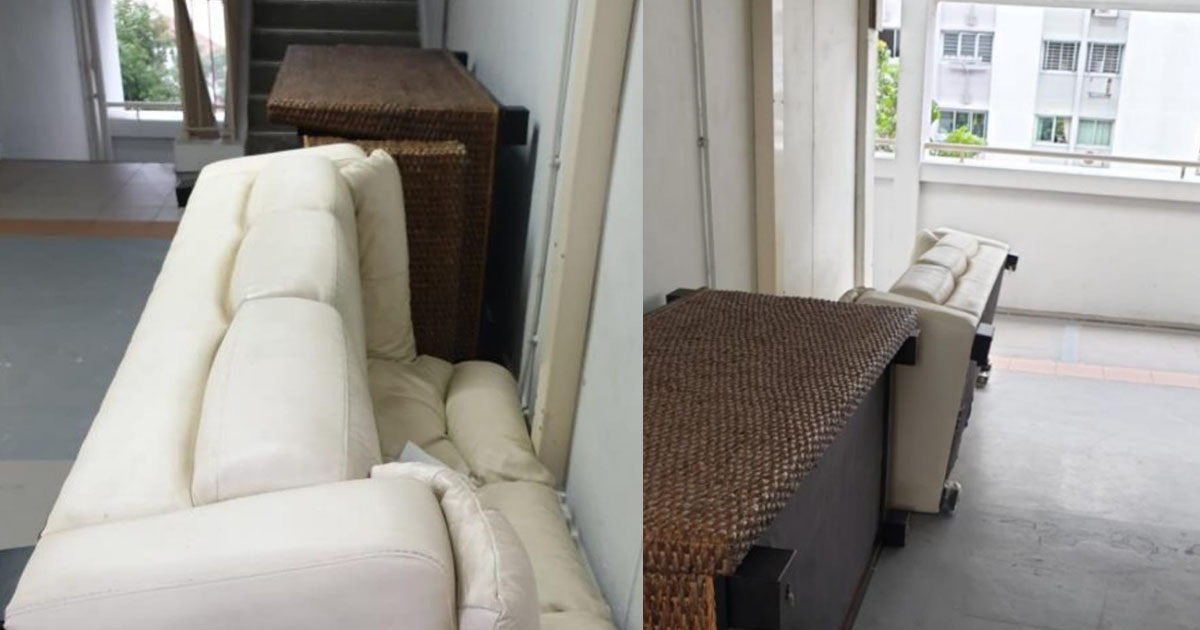 HOME INFESTED AFTER NEIGHBOUR DUMPS BUG FILLED COUCH AT STAIRS
