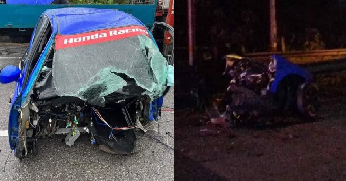 POLICE OFFICER KILLED AFTER CAR GOT SPLIT IN HALF IN ACCIDENT, FLUNG OUT OF VEHICLE