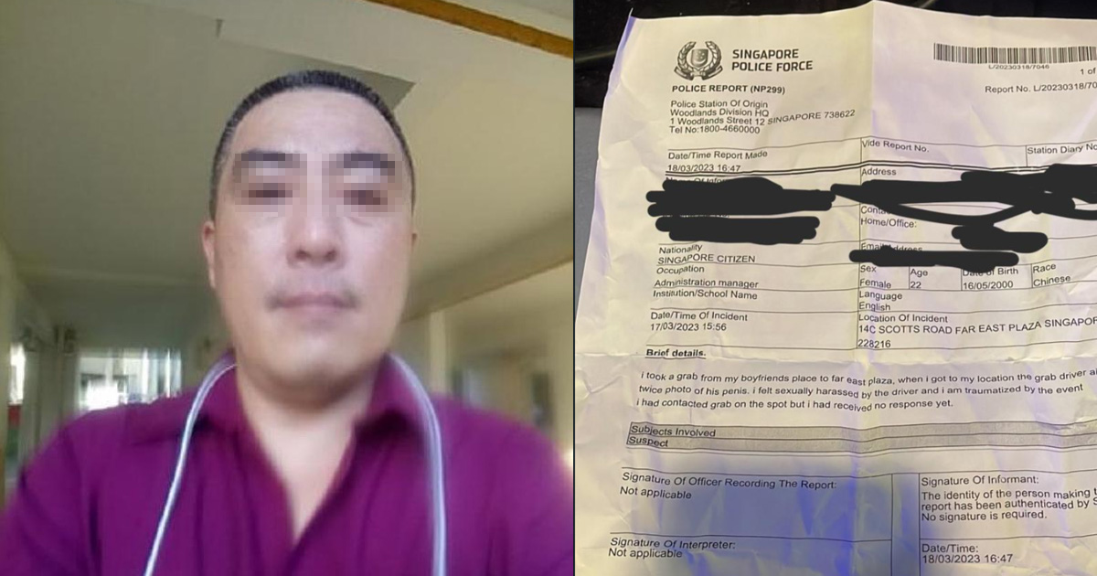 GRAB DRIVER ALLEGEDLY USED AIRDROP TO SEND HIS KKJ PHOTO TO A YOUNG GIRL