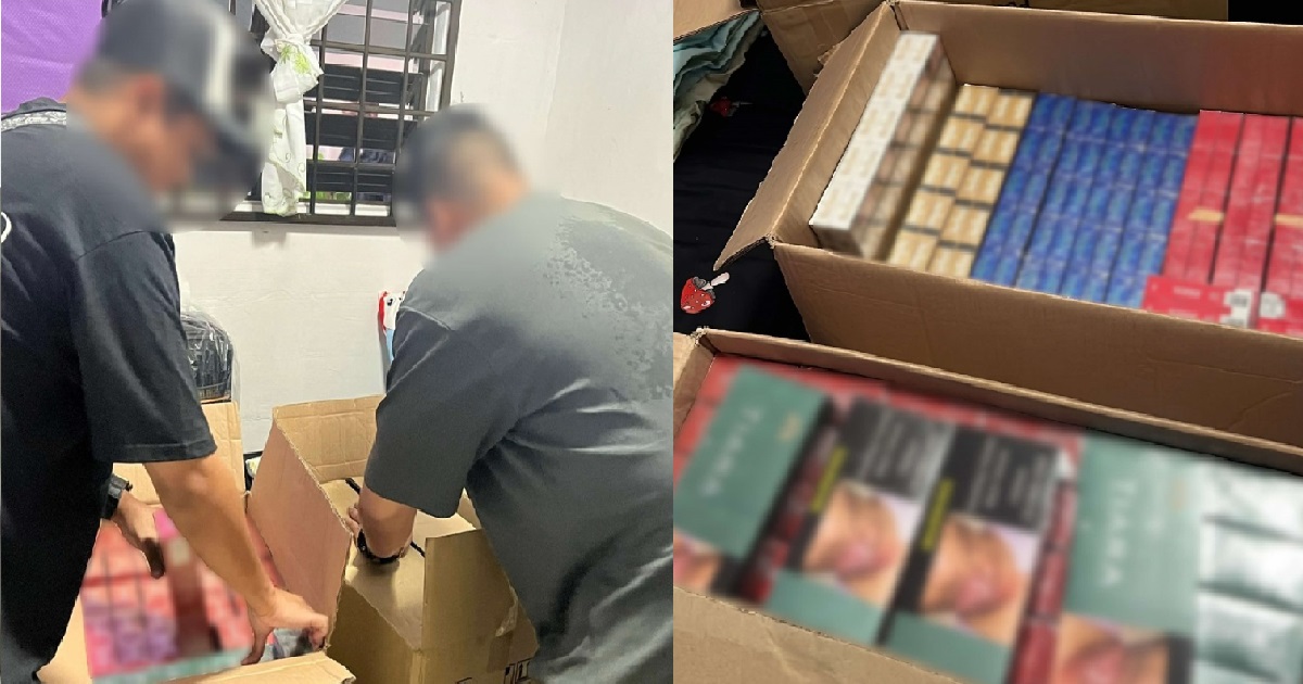 PRC CLEANER ARRESTED BY S’PORE CUSTOMS FOR STORING & SELLING ILLEGAL CIGGS