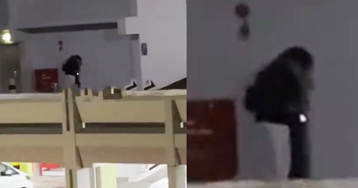 COUPLE HAVING FUN TIME AT JURONG CARPARK, WHOLE NEIGHBOURHOOD GETS FREE SHOW