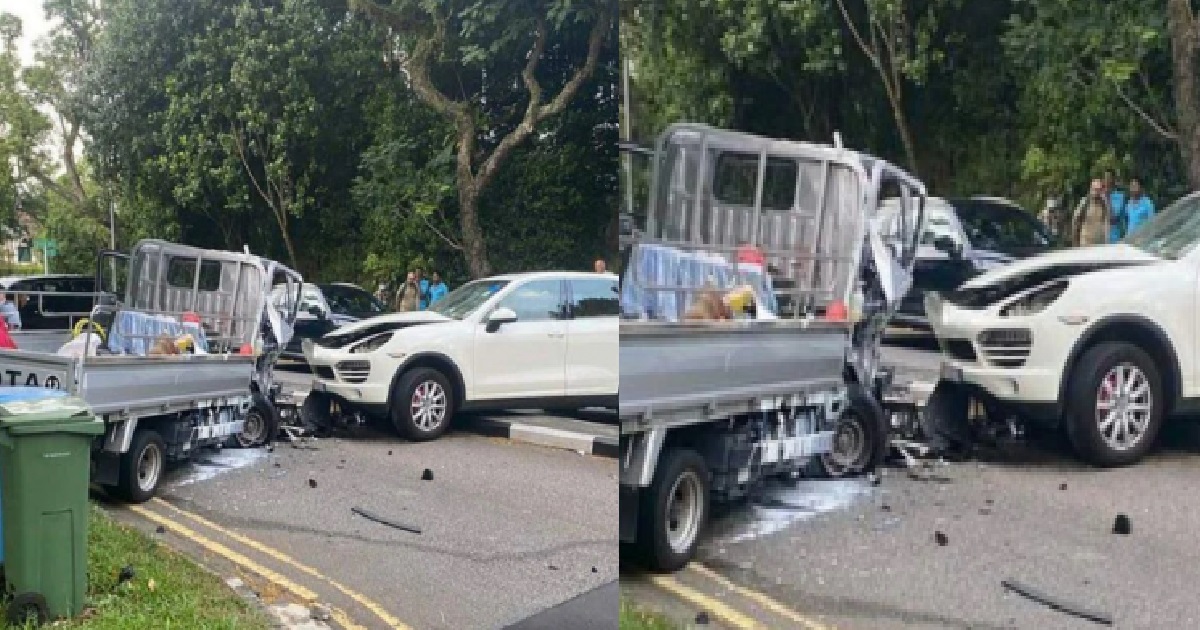 2 SENT TO HOSPITAL AFTER HORRIBLE ACCIDENT @ SIXTH AVE BETWEEN LORRY & CAR