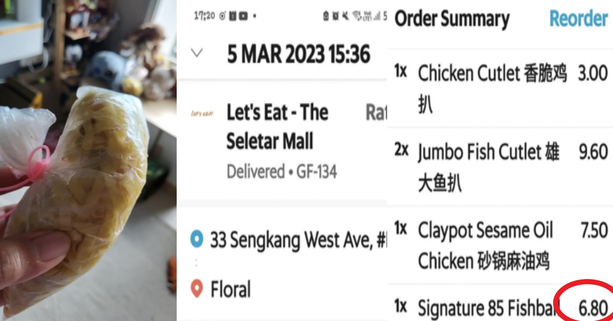 WOMAN PAID $6.80 FOR ONE MOUTHFUL OF NOODLES FROM LET’S EAT SELETAR MALL