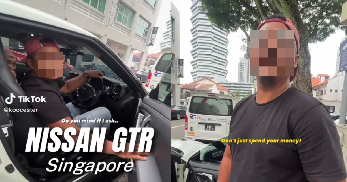 GRAB DRIVER DRIVES A NISSAN GTR, SAYS HE MANAGED TO AFFORD IT BY SAVING MONEY
