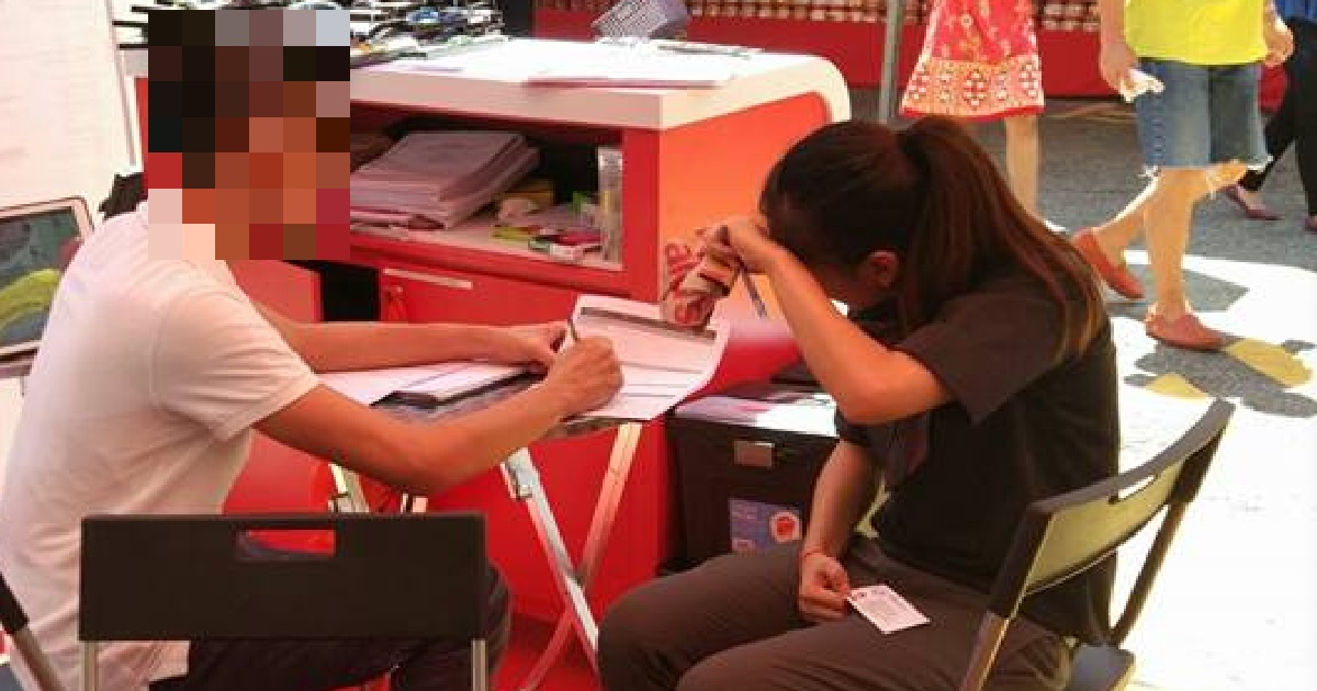 GIRL SAYS ANY UNEDUCATED AH BENG/AH LIANS CAN JOIN INSURANCE, STOP SHOWING OFF