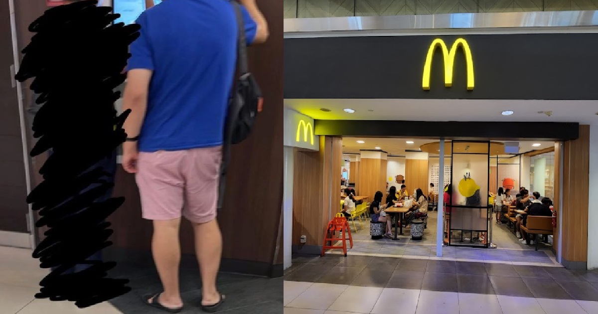 MAN GOING AROUND J8 MCDONALD’S ASKING STUDENTS TO PAY FOR HIS UPSIZED MEAL
