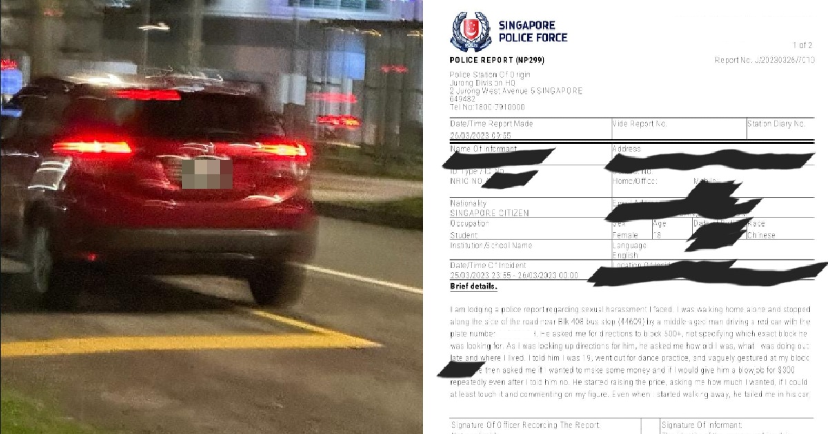 DRIVER OFFERED XMM $300 TO LET HIM TOUCH, ASK HER “WHAT CUP” & THREATEN TO REMOVE HER CLOTHES