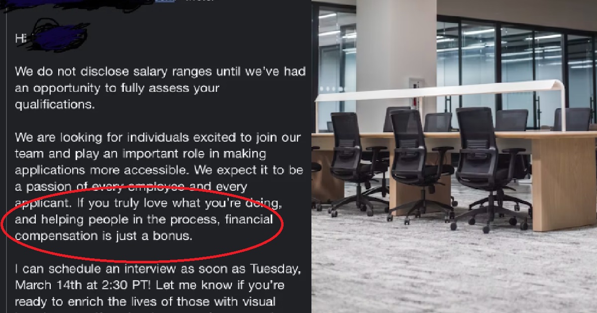 HIRING COMPANY WON’T DISCLOSE SALARY, WANTS PEOPLE WHO ARE NOT IN IT FOR THE MONEY