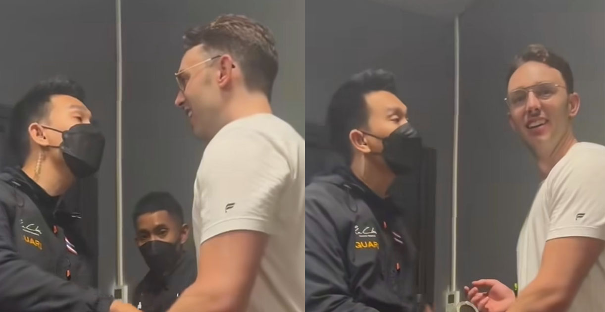 ANG MOH GUAI LAN WITH THAI GUARD @ NIGHTCLUB, KENA SLAP IN THE FACE