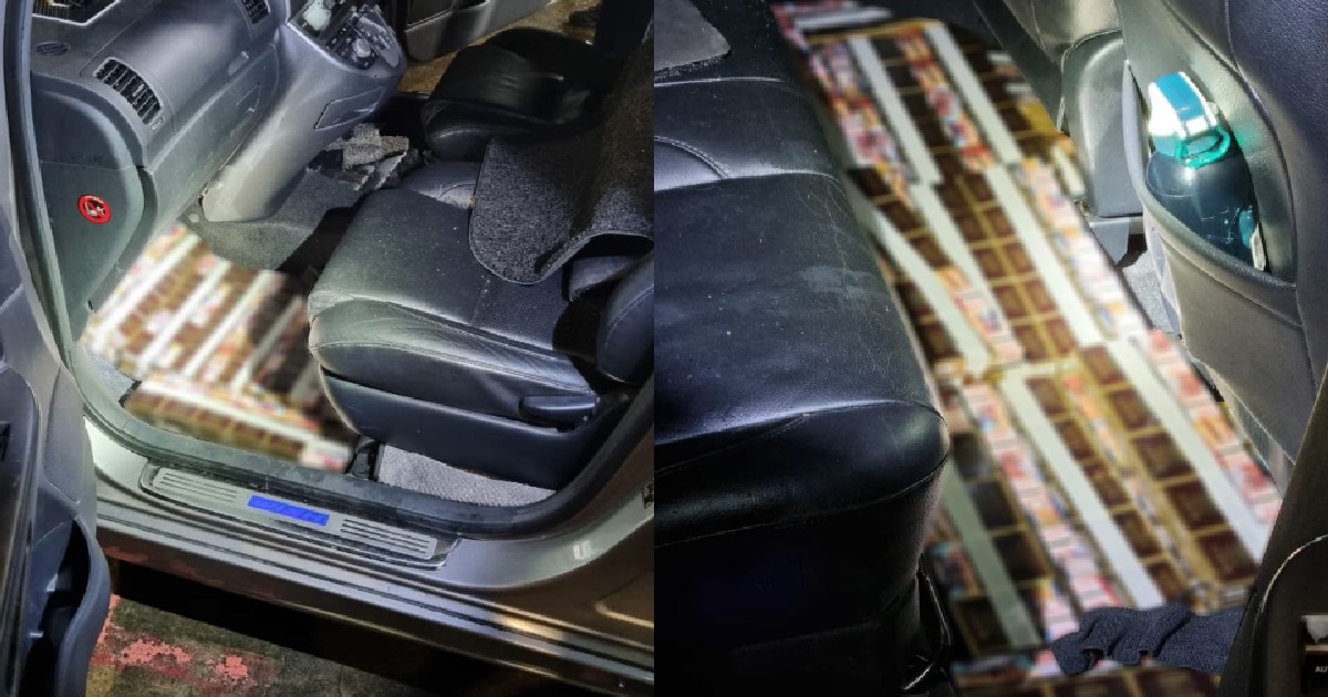 S’PORE & M’SIA CARS CAUGHT BY ICA TRYING TO SMUGGLE ILLEGAL CIGGS INTO S’PORE