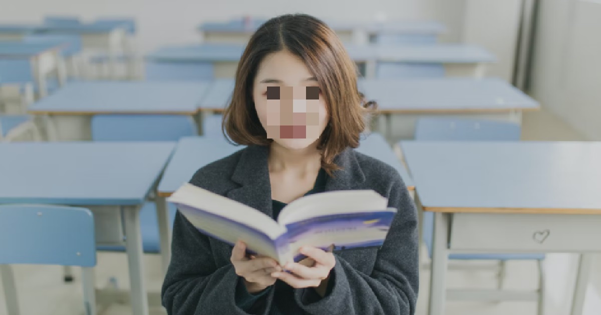 MAN’S WIFE WORKS AS A TEACHER, ROLEPLAY AS A STUDENT WITH HER HUSBAND IN BED