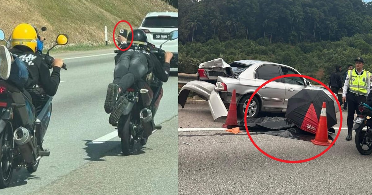 BIKER IN MSIA DID DANGEROUS ‘SUPERMAN’ STUNT, RAMMED INTO A CAR & LOST HIS LIFE