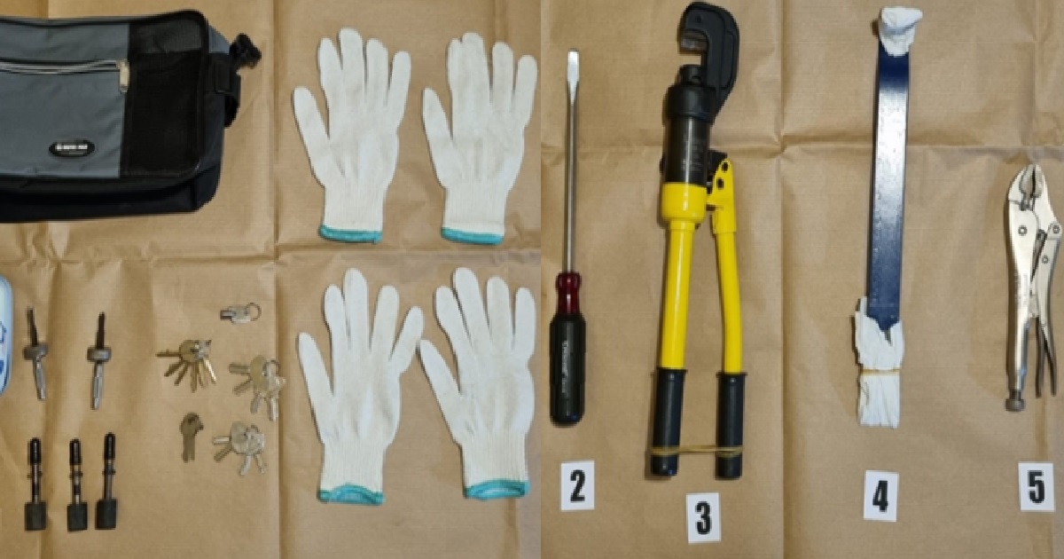 BURGLARS ARRESTED FOR BREAKING INTO & STEALING $1.4K FROM RESTAURANT @ SOUTH BRIDGE RD