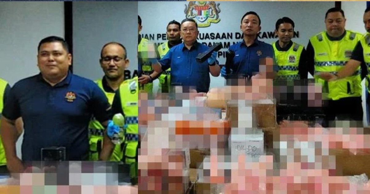 M’SIAN AUTHORITIES SEIZED 23,000 ADULT TOYS IN PENANG WORTH RM1.1 MILLION