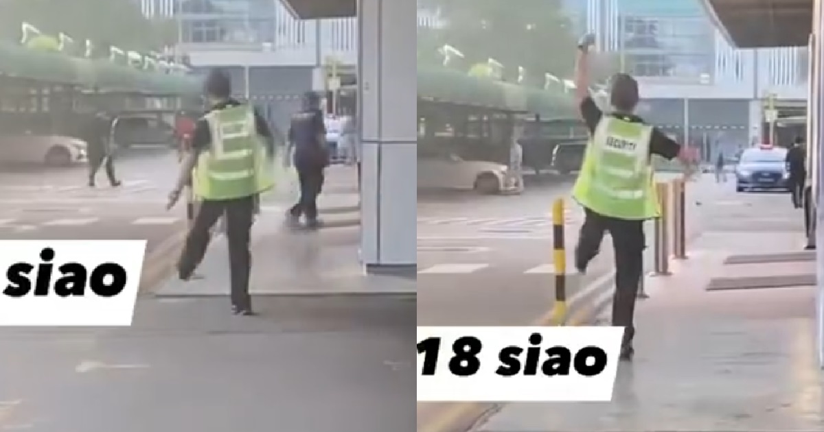 SECURITY GUARD SHOUTING “I’M A HEADMAN GANGSTER! YO AH YO, SIO DI YO!” @ GIANT TAMPINES