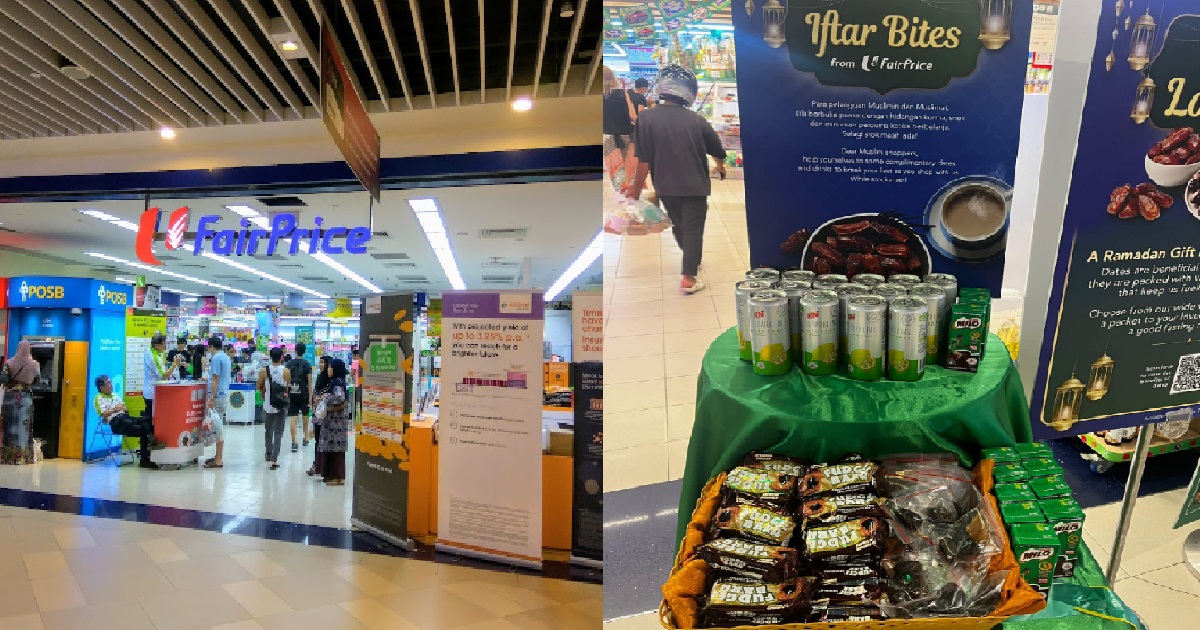 NTUC STAFF REFUSES TO GIVE FREE IFTAR PACKS TO INDIAN-MUSLIM COUPLE, SAYS “NOT FOR INDIA”