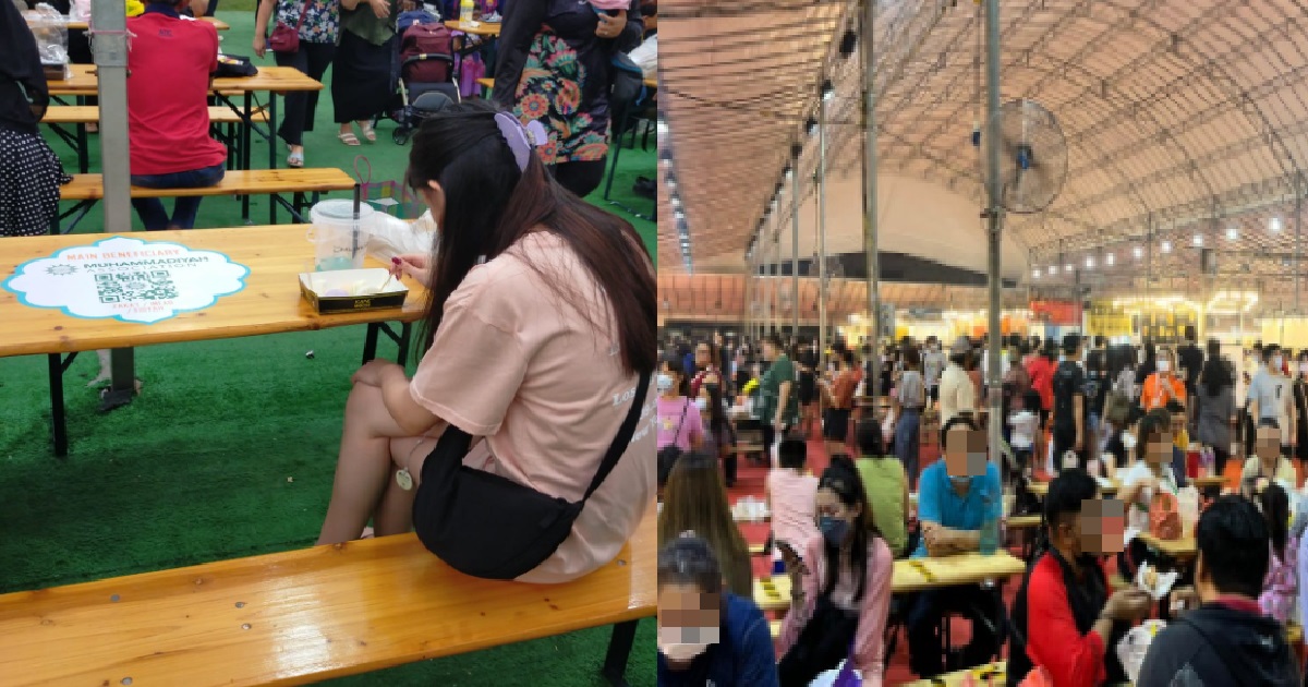 MAN SAYS GEYLANG BAZAAR TABLES SHOULD BE RESERVED FOR THOSE BREAKING FAST, GETS FLAMED