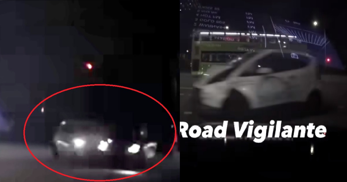 BLUESG CAR BEATS RED LIGHT & CRASHED INTO CAR THAT RAN AMBER LIGHT @ PASIR RIS