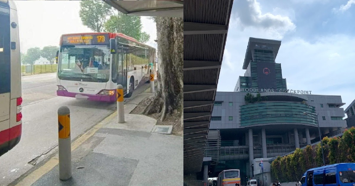 MAN ENDED UP AT WOODLANDS CHECKPOINT AFTER HIS BUS FOLLOWED ANOTHER BUS “BLINDLY”