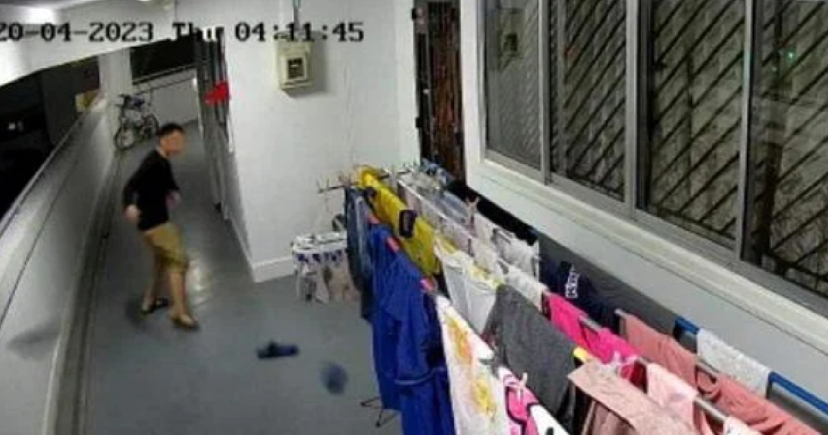 NEIGHBOUR FROM HELL ALLEGEDLY THROWS CURRY & EGGS OUTSIDE HOUGANG MAN’S HOME