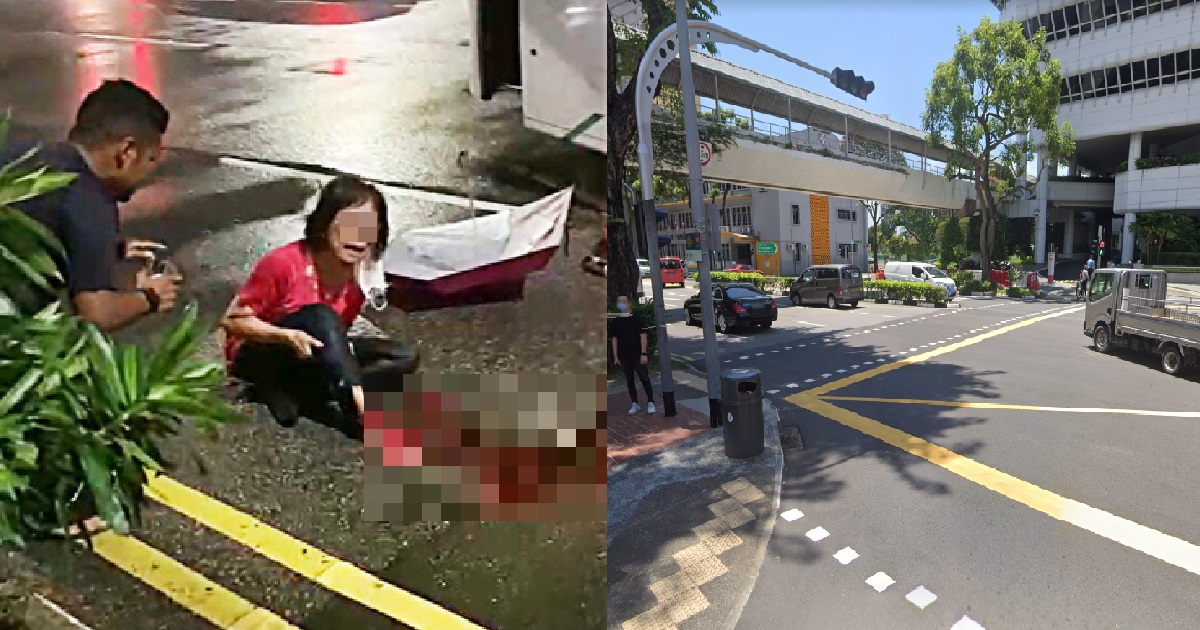 WOMAN’S FOOT CRUSHED & SKIN TORN OFF AFTER BUS RAN OVER IT @ BEACH RD