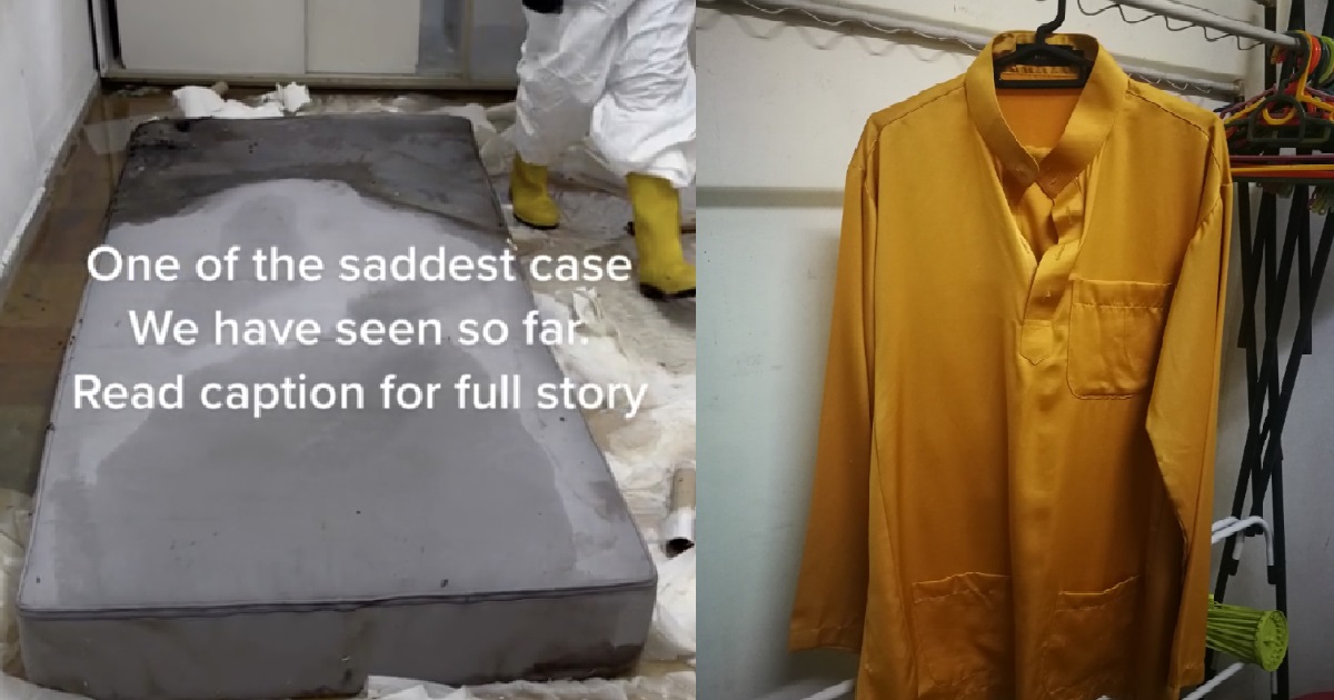 ELDERLY S’PORE MAN DIED ALONE AT HOME, HIS HARI RAYA OUTFIT FOUND UNTOUCHED