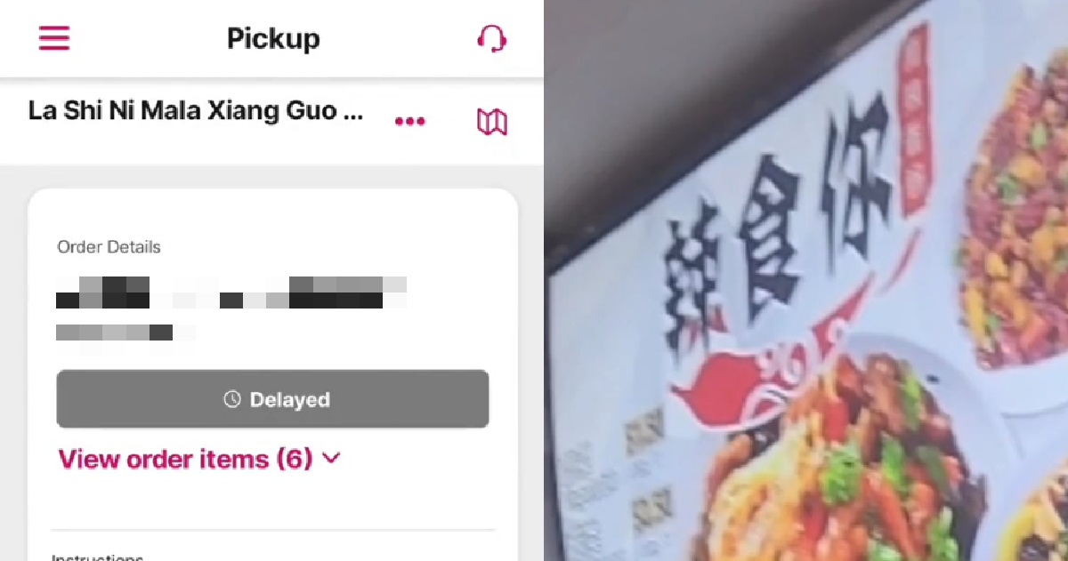 FOODPANDA RIDER CAN’T FIND STALL ‘CAUSE ORDER IS IN ENGLISH BUT STALL NAME IS IN CHINESE