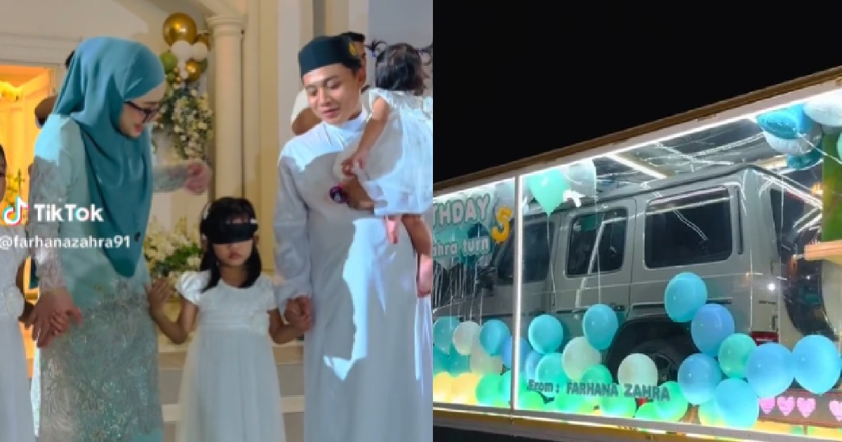 MUM BUYS MERCEDES FOR 5 Y.O DAUGHTER AS B’DAY GIFT, HOPE SHE WORKS HARD IN SCHOOL