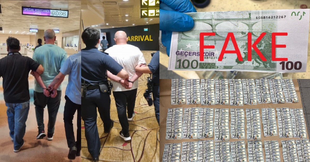 2 MEN ARRESTED FOR STEALING FROM MONEY CHANGER USING “SLEIGHT OF HAND” @ COLEMAN ST