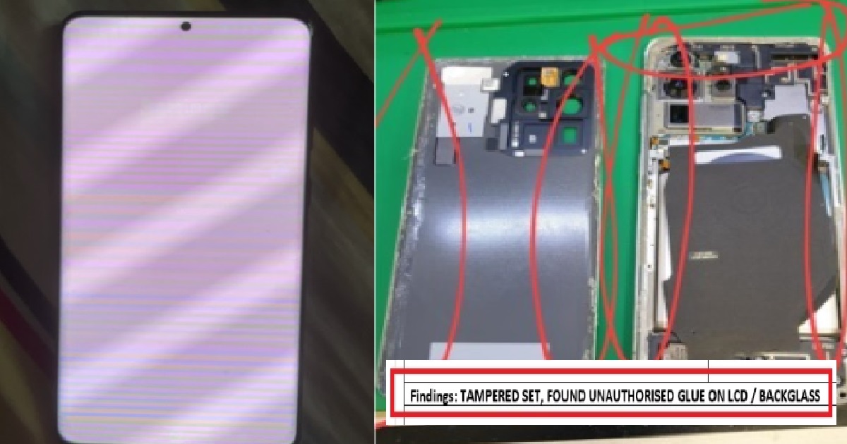 MAN’S S20 PHONE SPOILT, SAMSUNG SAID HE “TAMPERED” WITH IT & CHARGED $648 FOR REPAIR