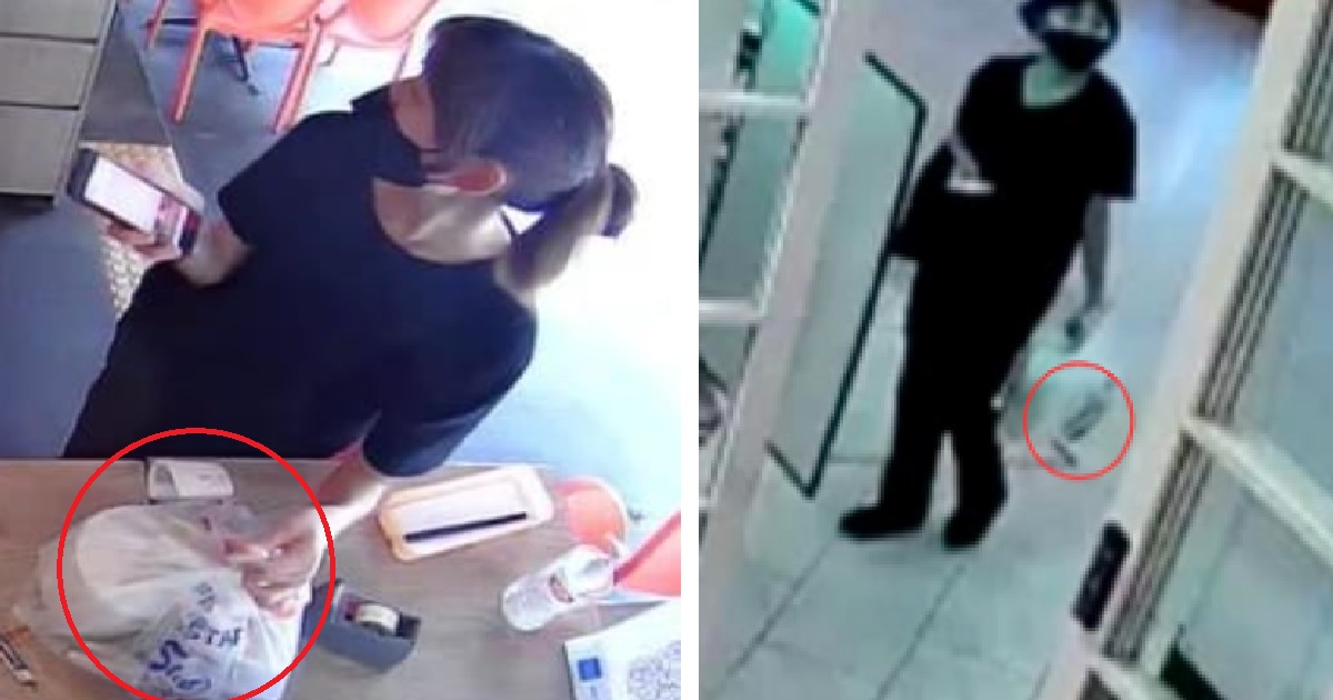 WOMAN WHO STOLE FROM CHICKEN RICE RESTAURANT, LOOKS LIKE SAME WOMAN WHO STOLE FROM DUCKLAND